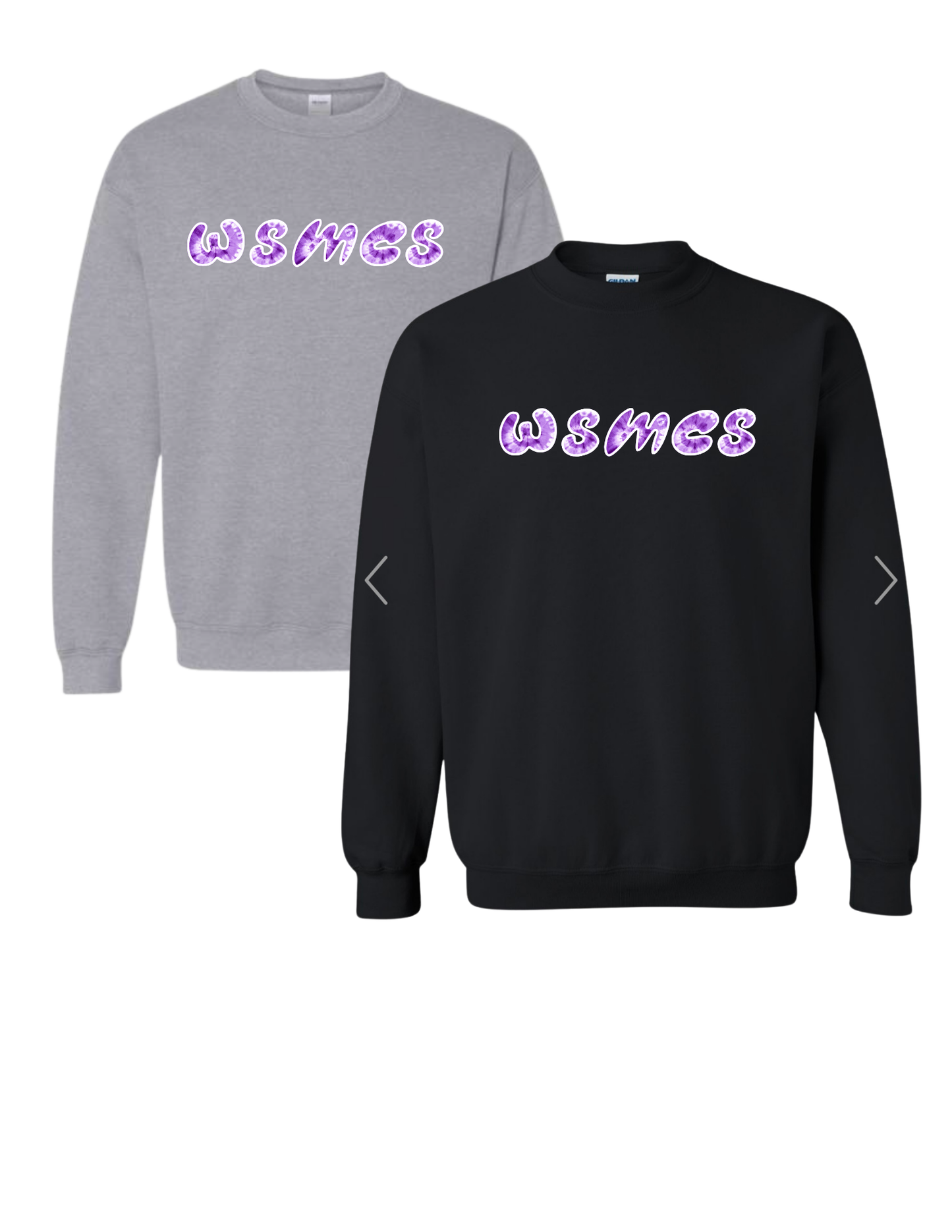 WSMCS Tie Dye Crew Sweatshirt