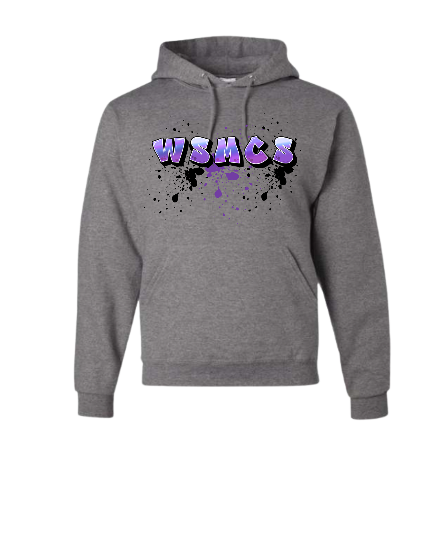 WSMCS Hoodie Paint Splatter