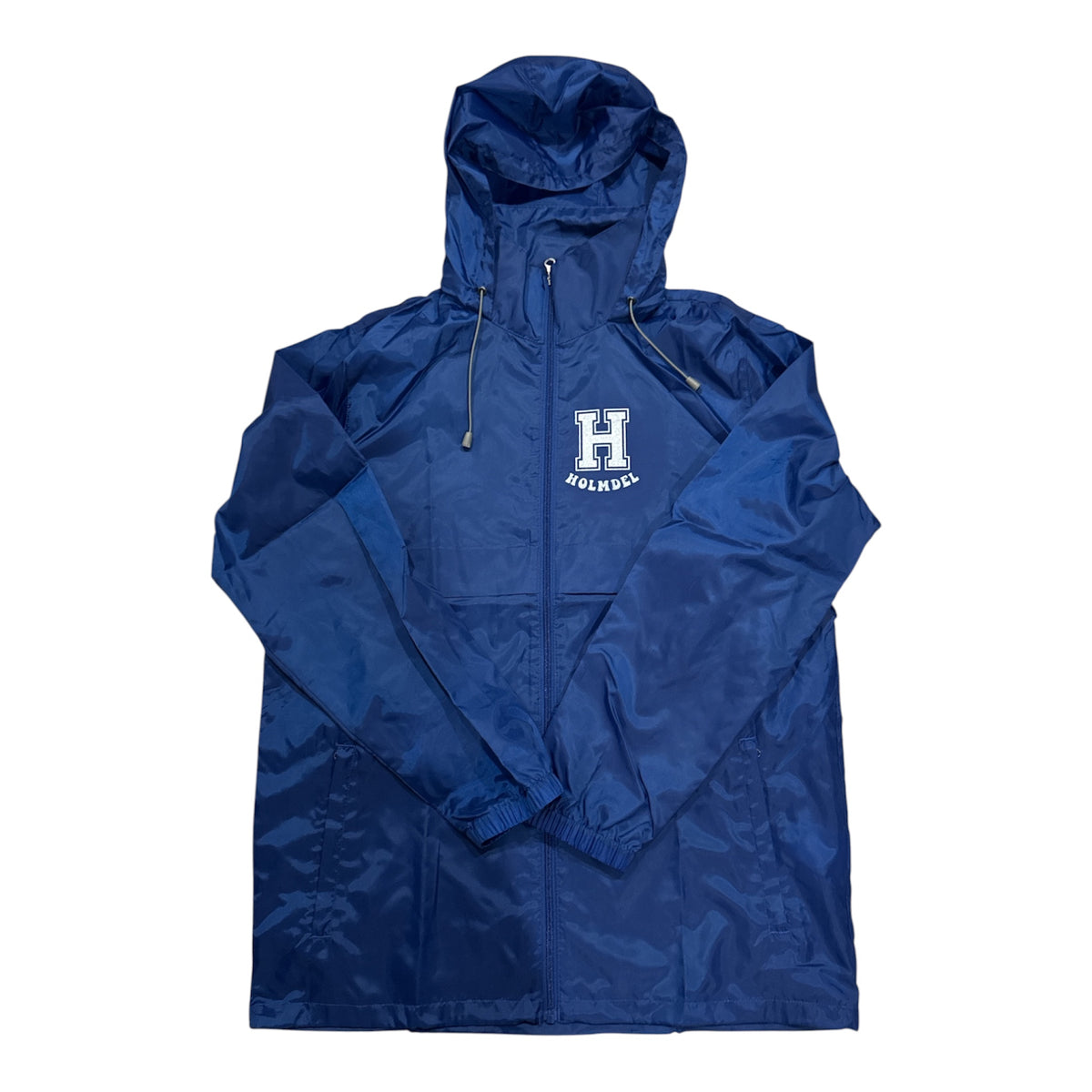 Adult Holmdel Rain with glitter printed H or solid white H