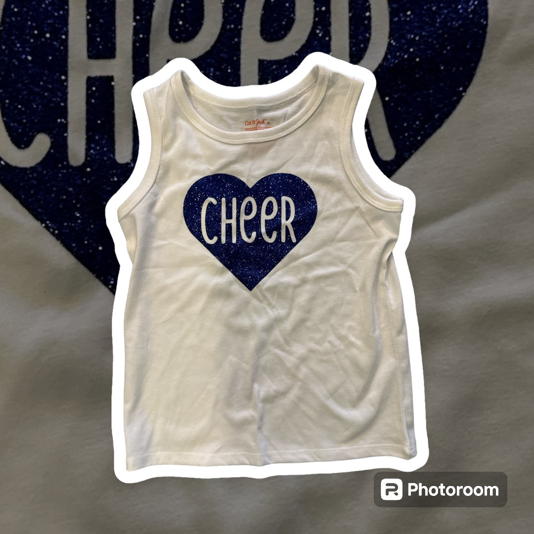 Cheer Heart Kids Tank