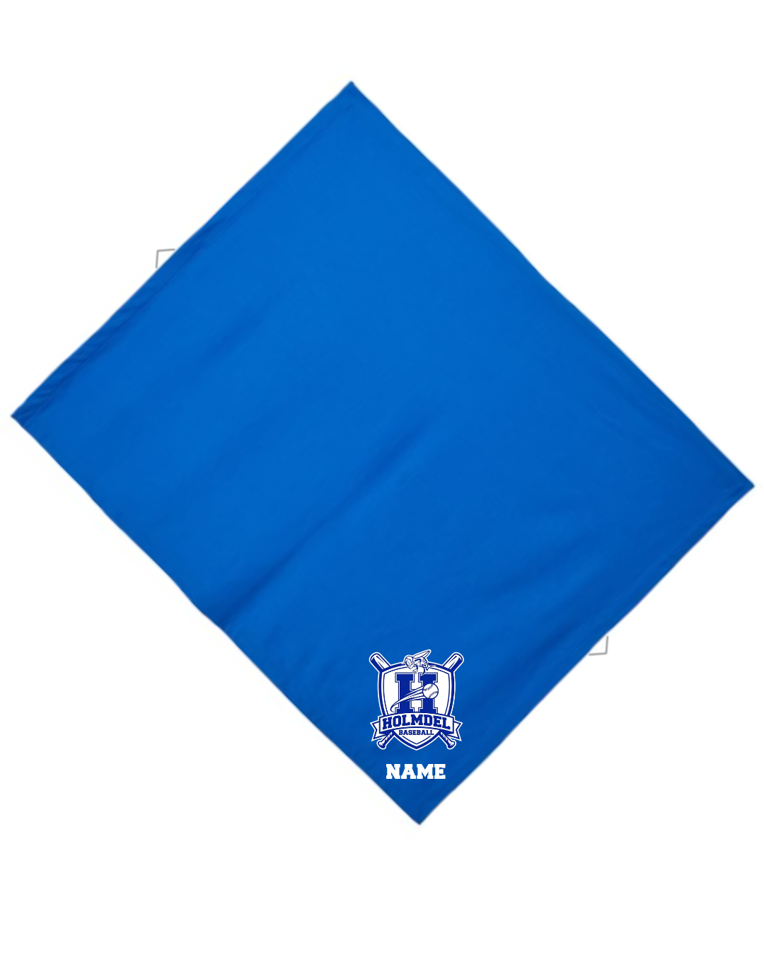 12u Holmdel Hornets Cooperstown Fundraiser Bats Blanket Personalized