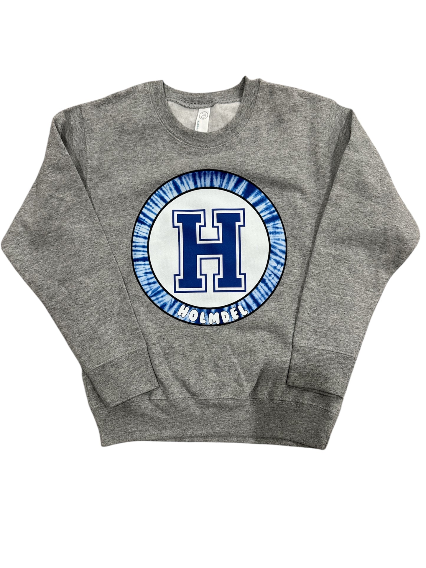 Holmdel circle tie dye crew sweatshirt