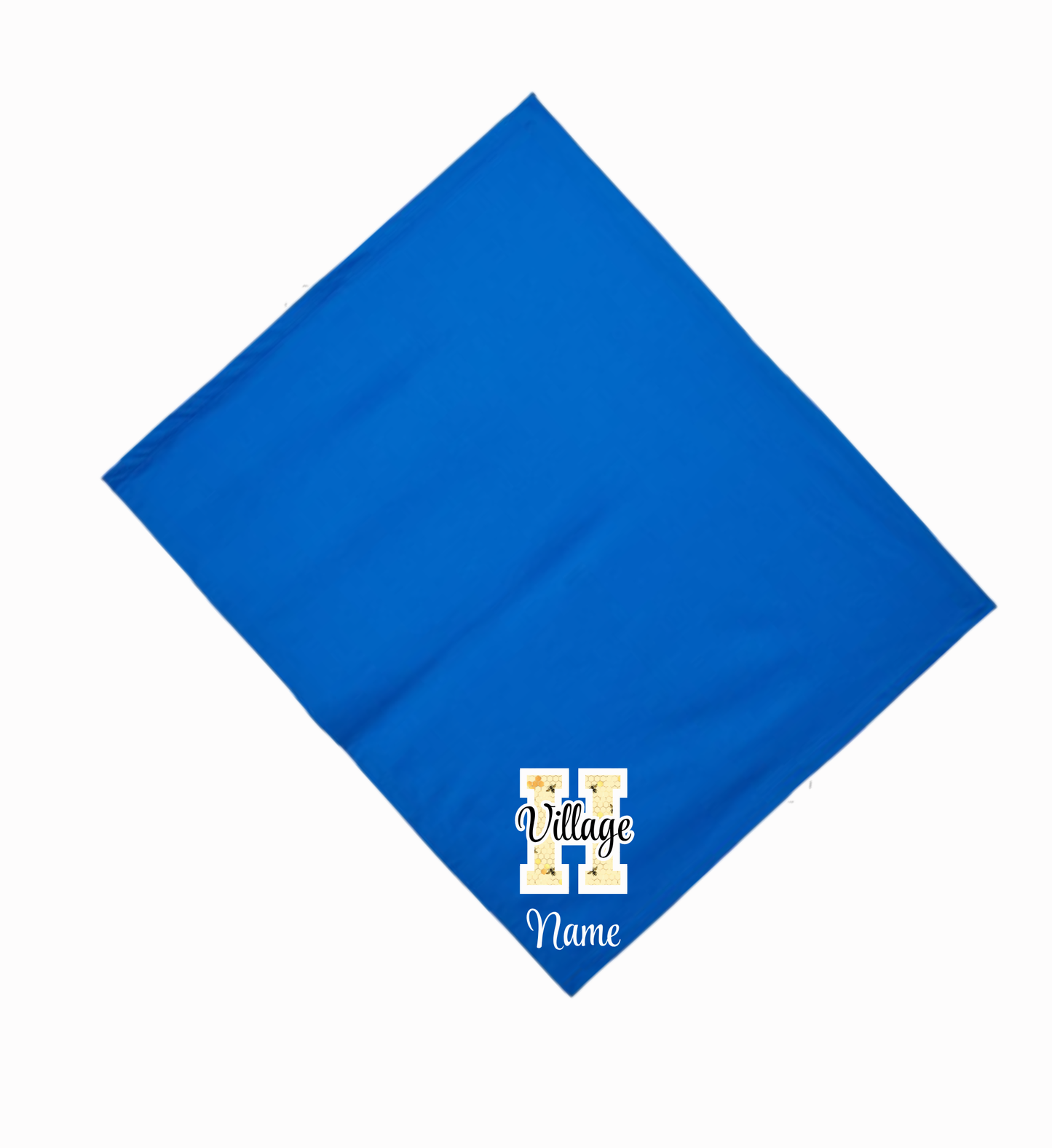 Holmdel Village School Spirit Wear Heavy Stadium Fleece Bee Happy Blanket