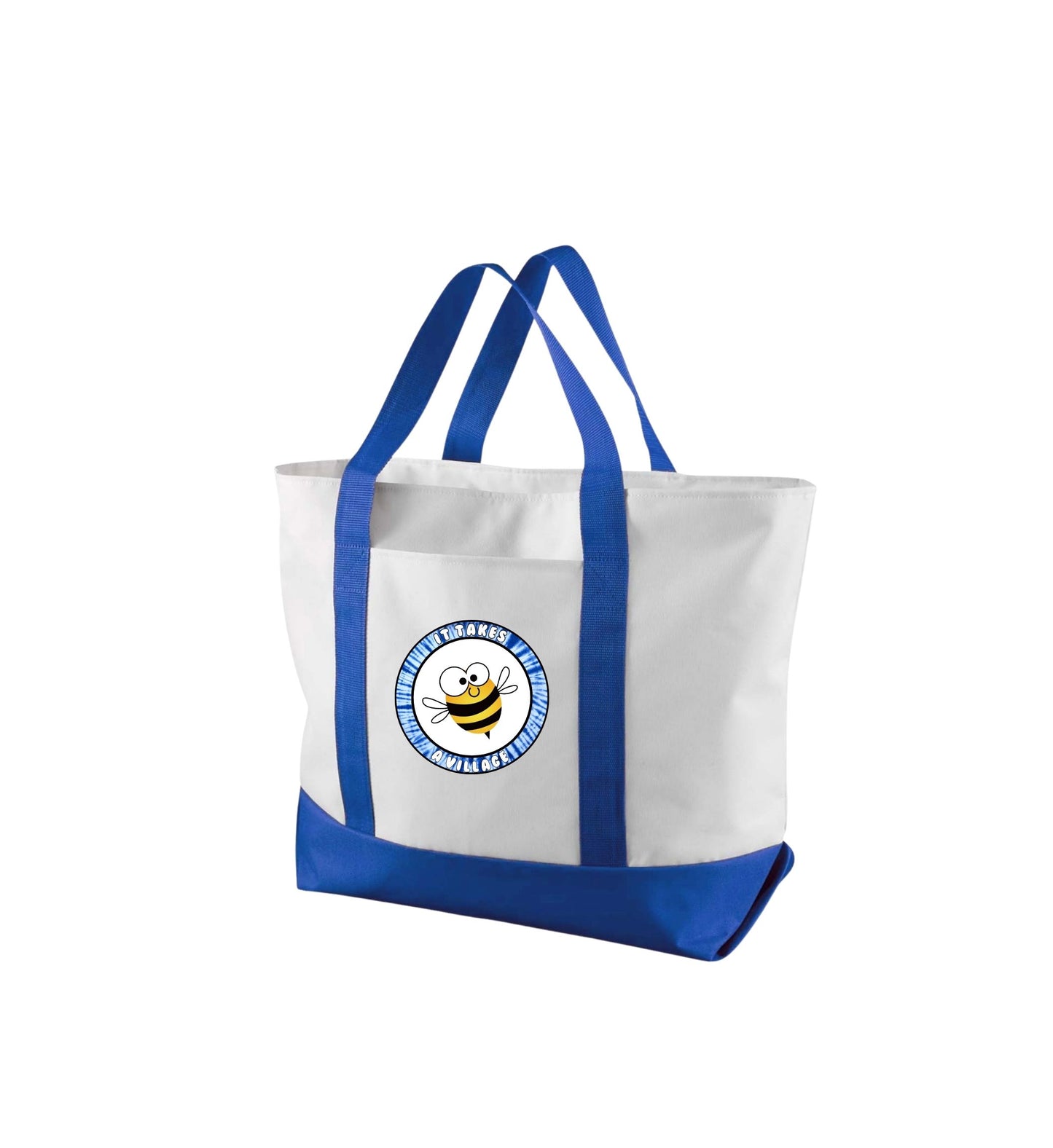 Holmdel Village School Large Zipper Personalized tote