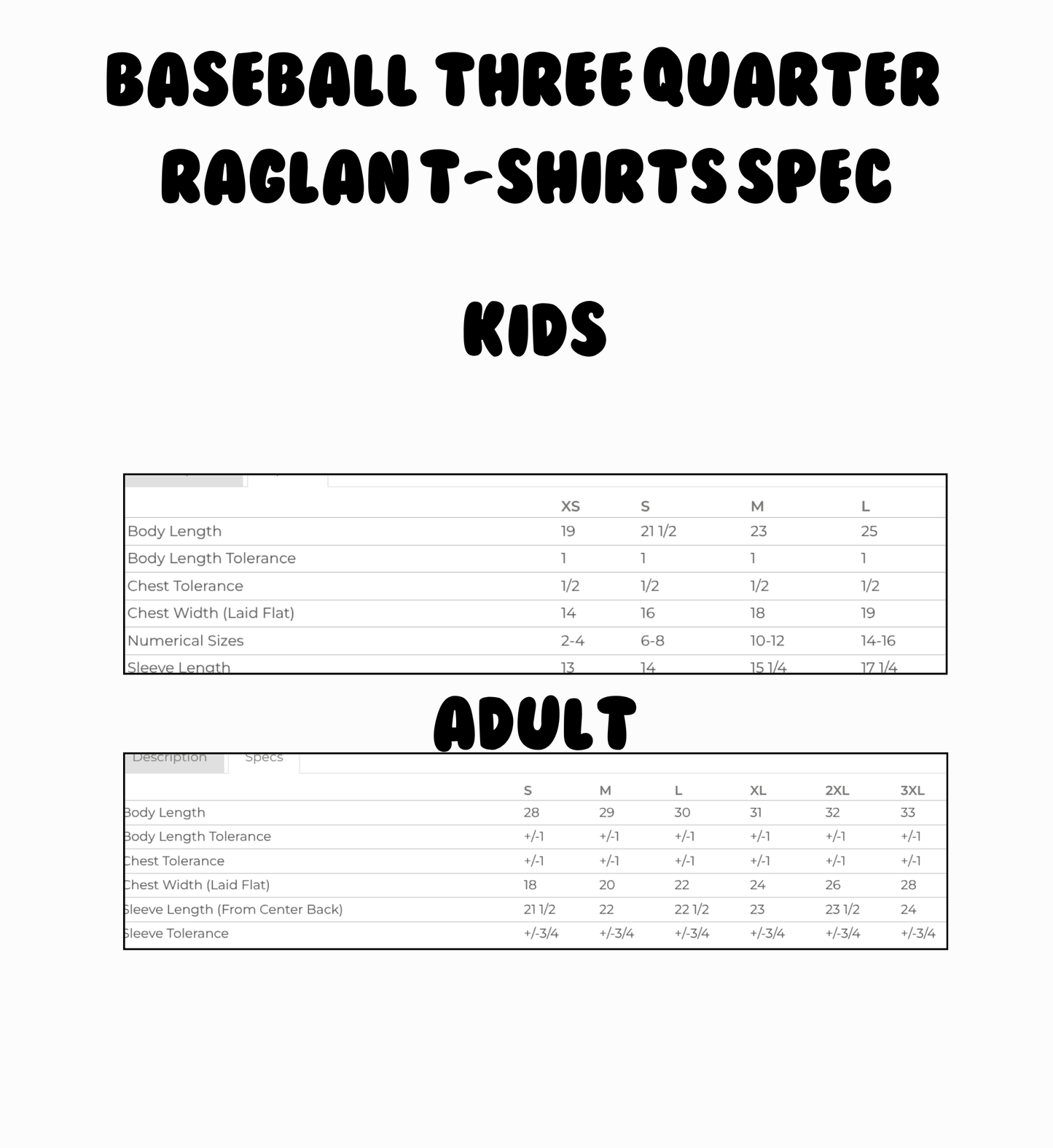 Holmdel Village Scool Spirit Wear Three Quarter Sleeve Raglan T-Shirt