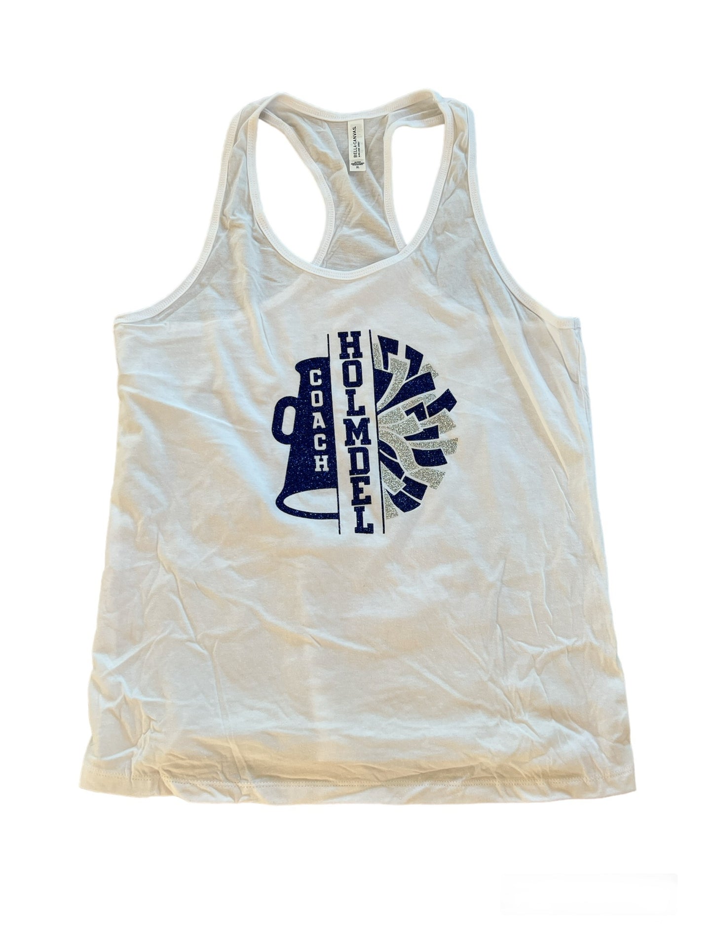 Women’s Holmdel Cheer Coach Glitter Tank