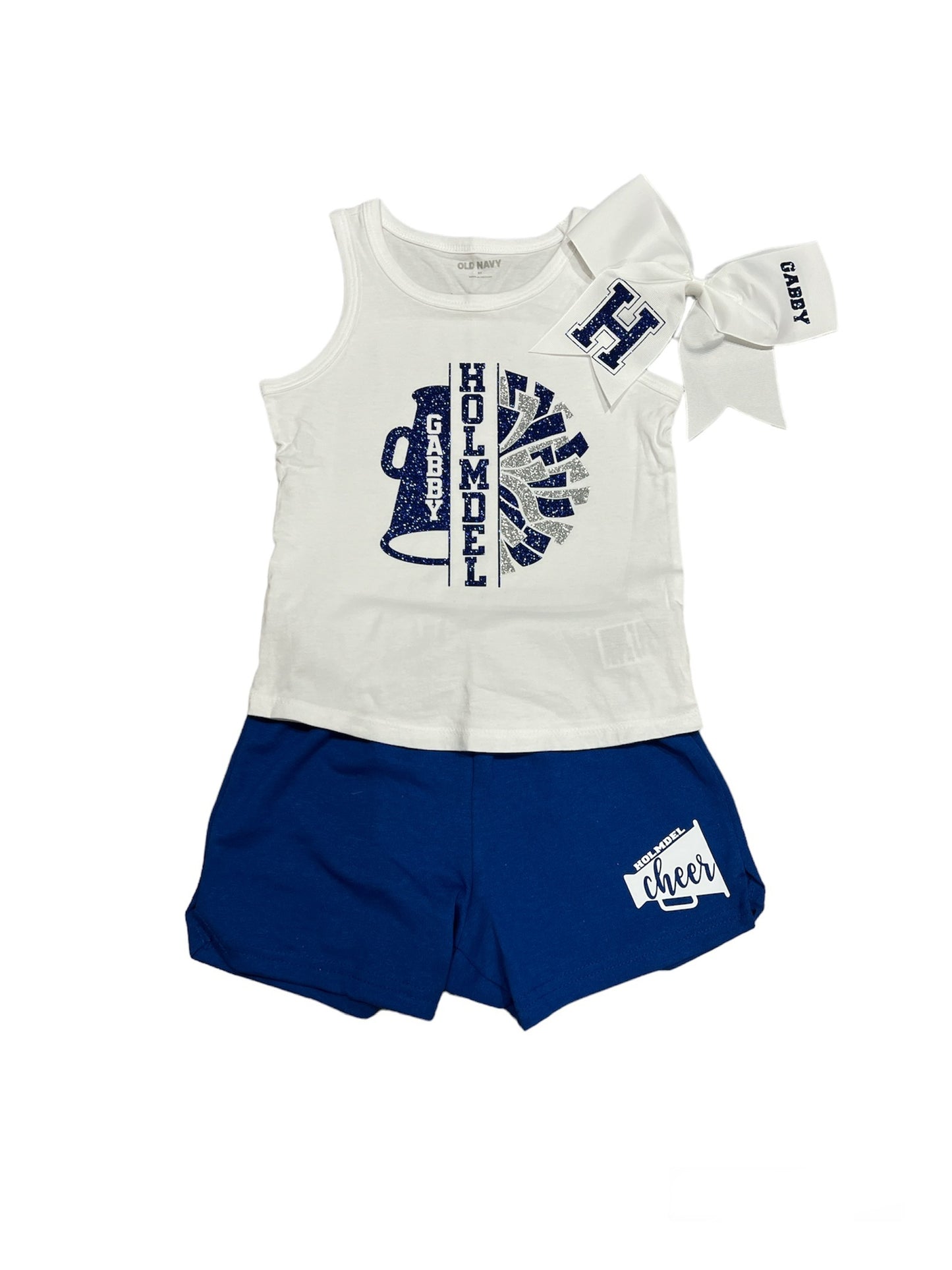 Holmdel Glitter Cheer Bow with Elastic