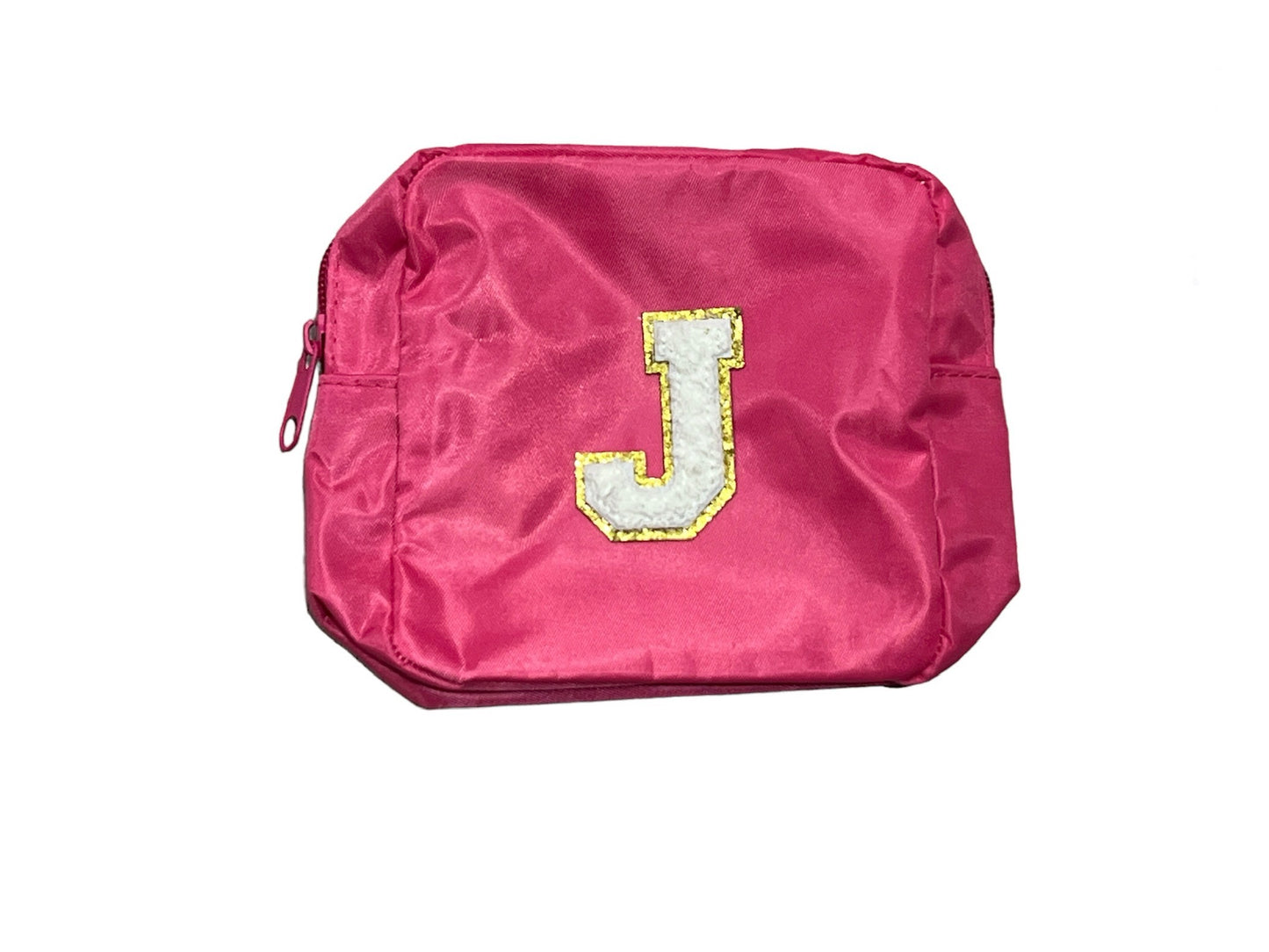 Chenille Patch Custom Small Makeup Bag