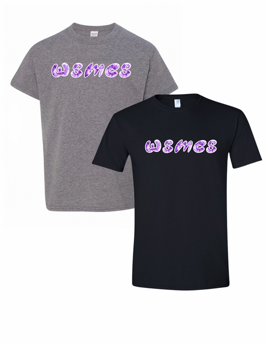 WSMCS Tie Dye logo T-shirt
