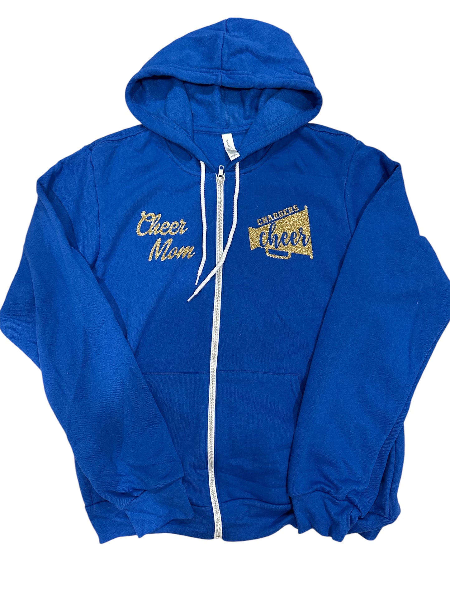 Lincroft chargers cheer mom yummy zip up