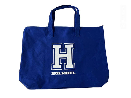 Holmdel Canvas Zippered Book Tote