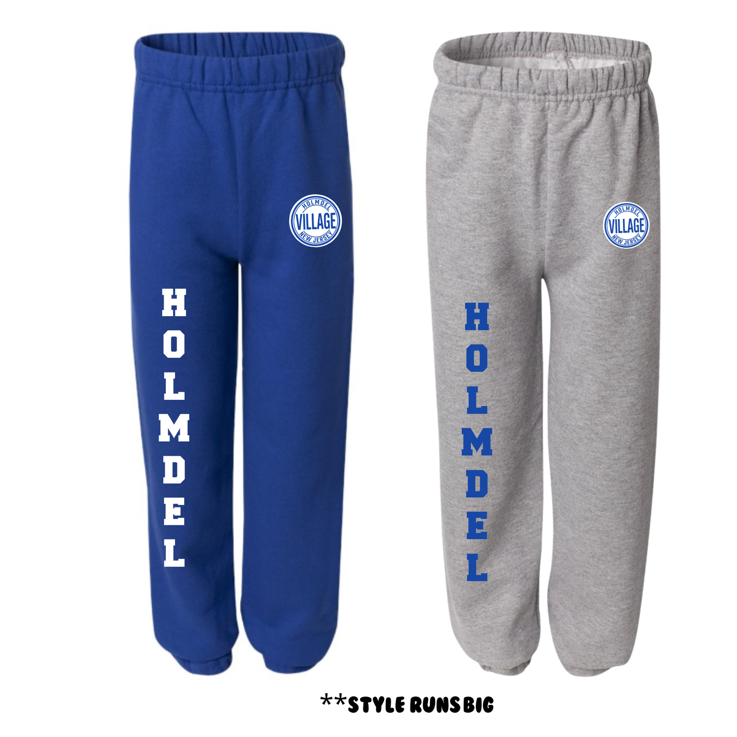 Holmdel Village School Spirit Wear Kids & Adults Sweatpant