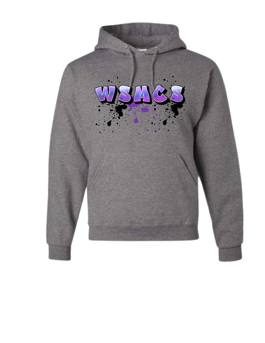 WSMCS Hoodie  Paint Splatter