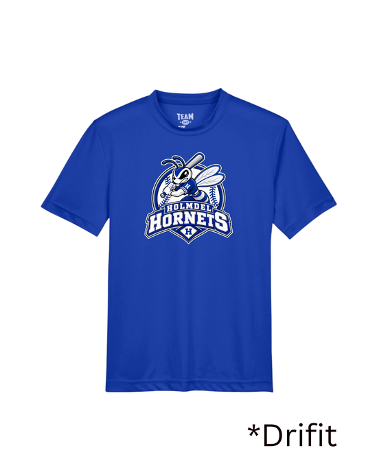 12u Holmdel Hornets Cooperstown Fundraiser Batter up 2 Drifit T-shirt