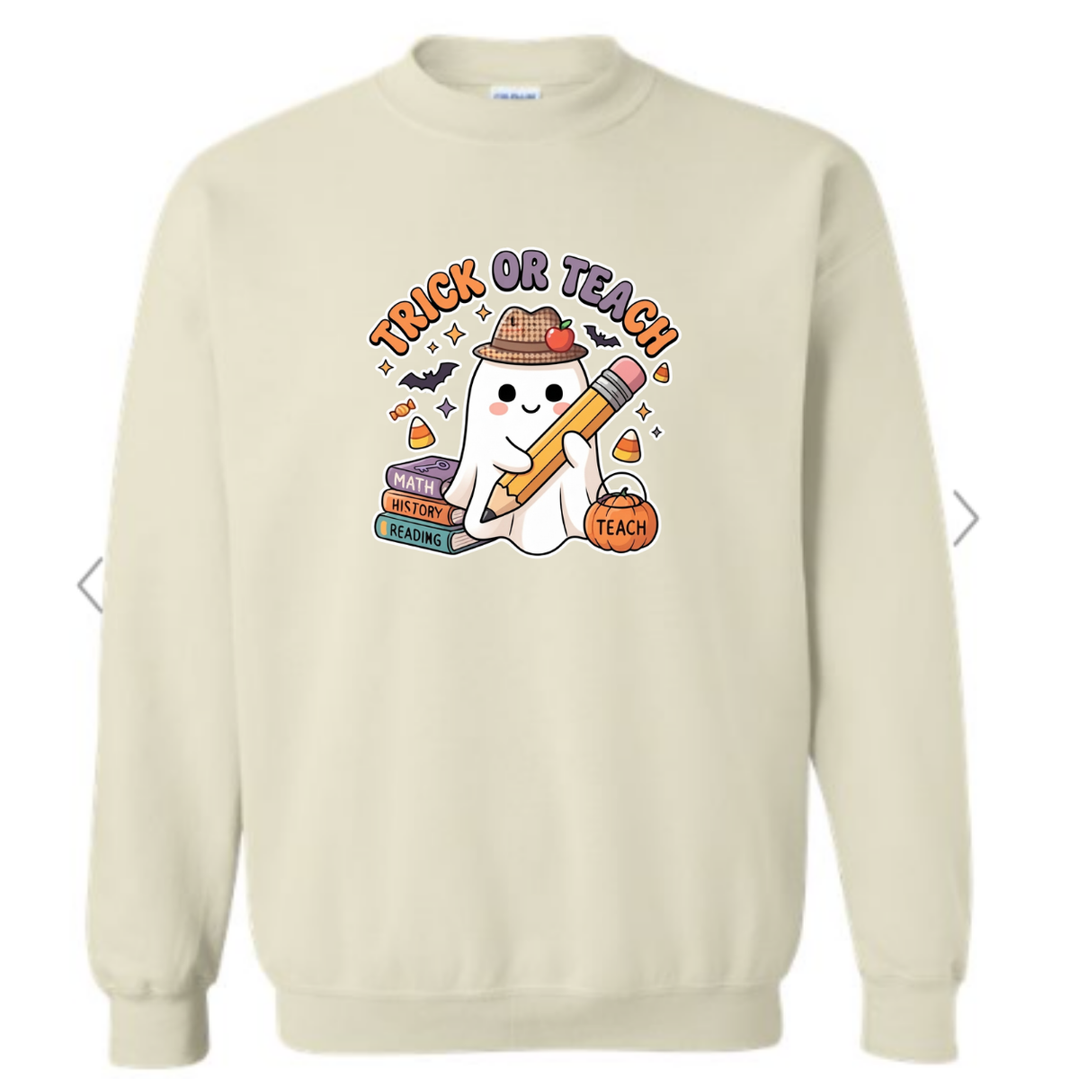 Trick or Teach Crew neck Sweatshirt