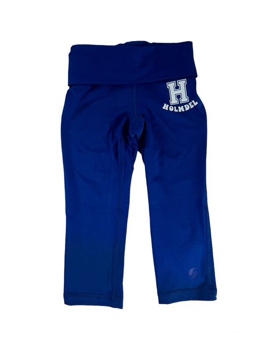 Holmdel girls roll down yoga pant capri