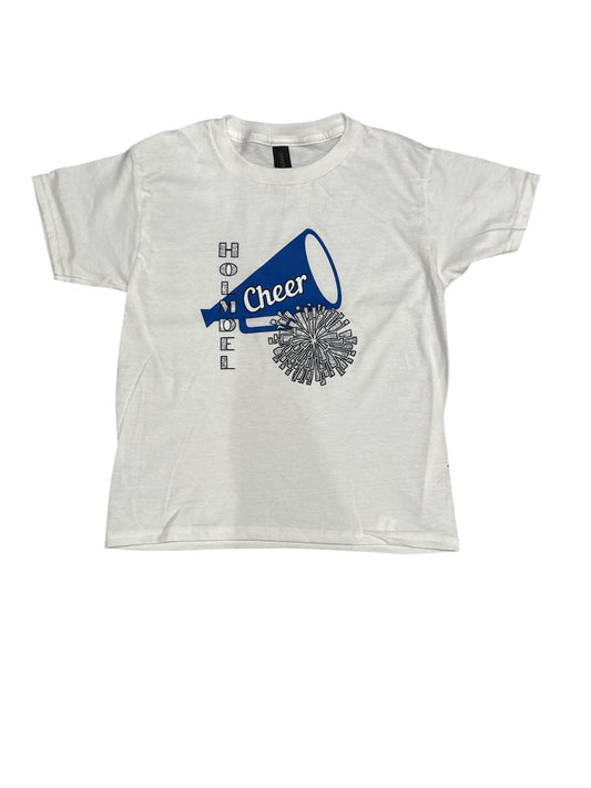Holmdel Cheer Blue Megaphone T-Shirt