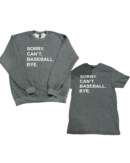 12u Holmdel Hornets Cooperstown Fundraiser Sorry Can't Baseball