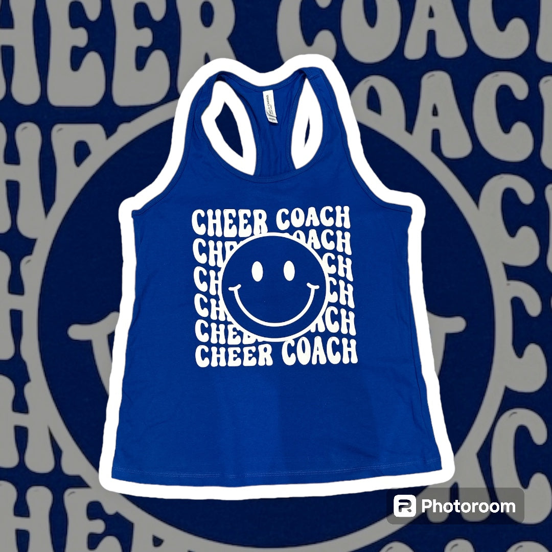 Cheer Coach Smiley Women’s Tank Top