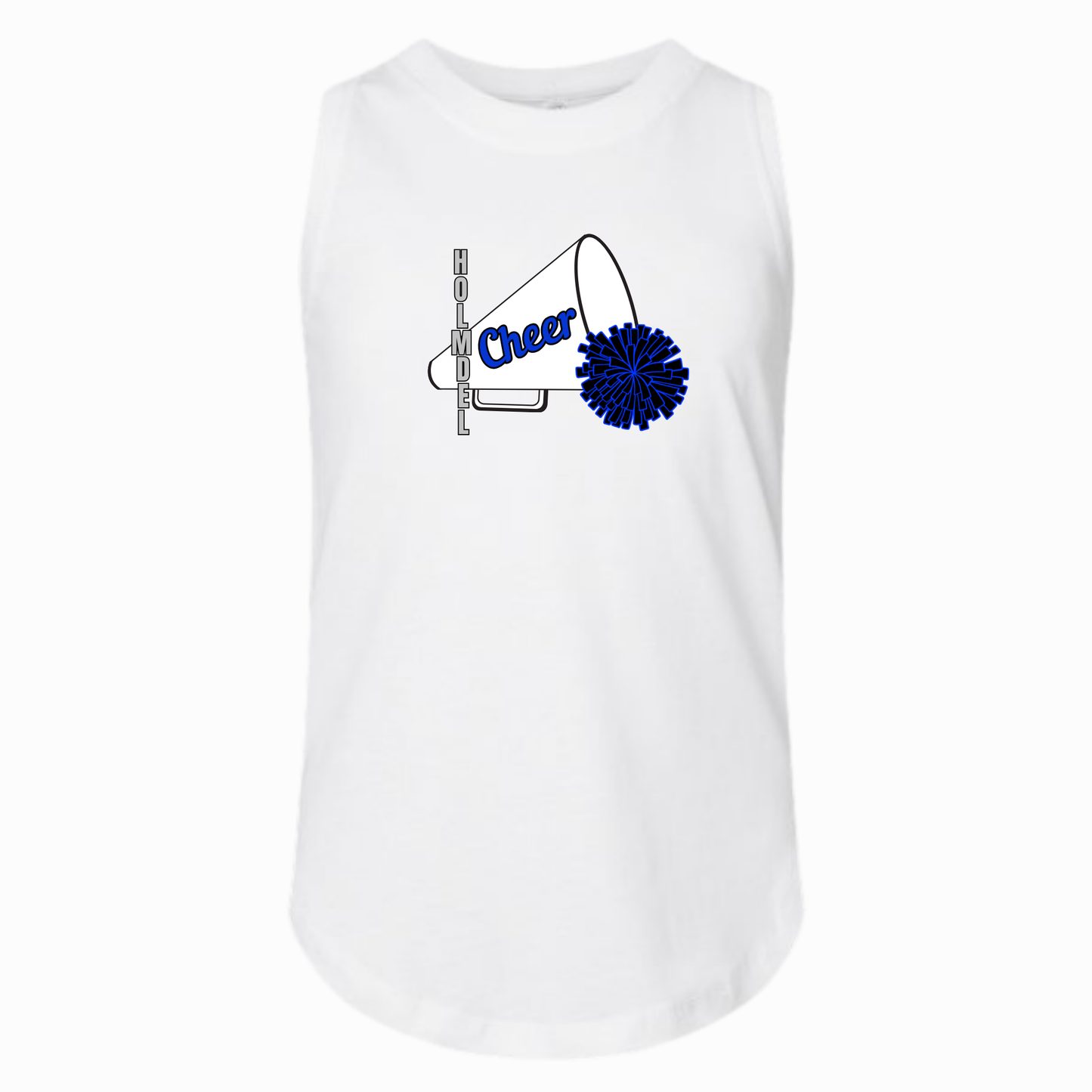 Holmdel Hornet Cheer megaphone Girls Tank