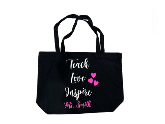 Teach Love Inspire Large Tote