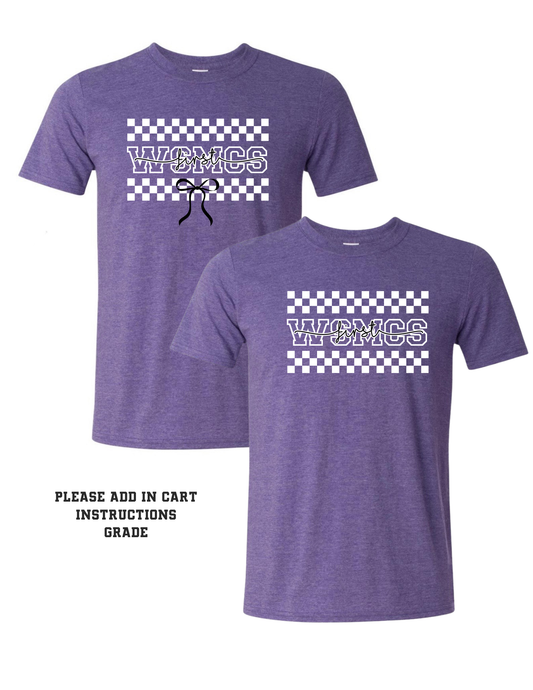 WSMCS Grade Checkered T-shirt