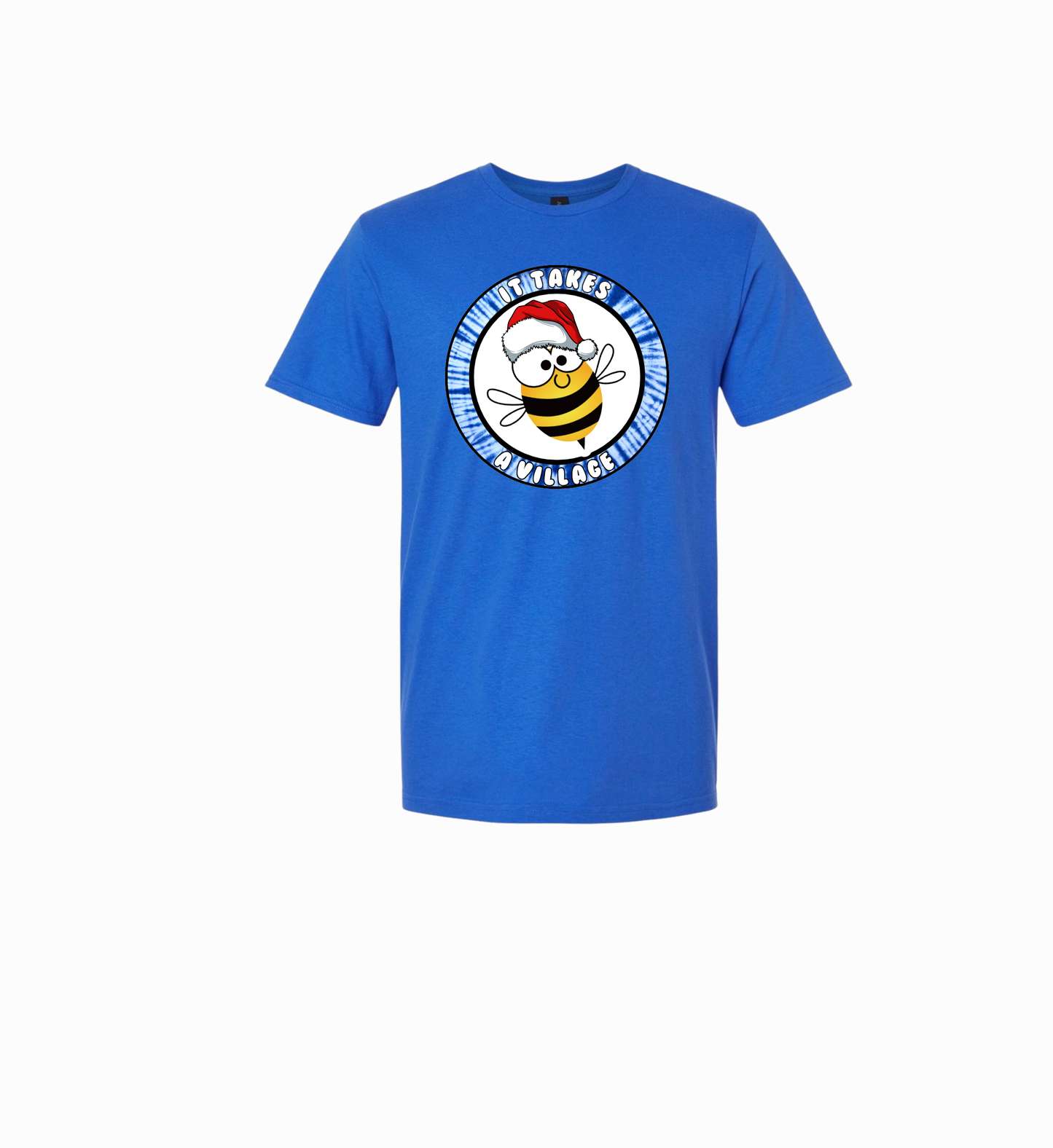 Holmdel Village School Spirit Wear Santa Bee T-shirt