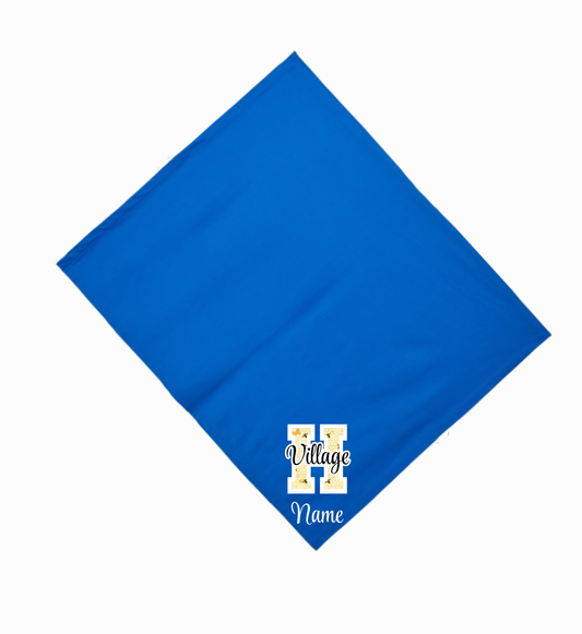 Holmdel Village School Spirit Wear Heavy Stadium Fleece Bee Happy Blanket