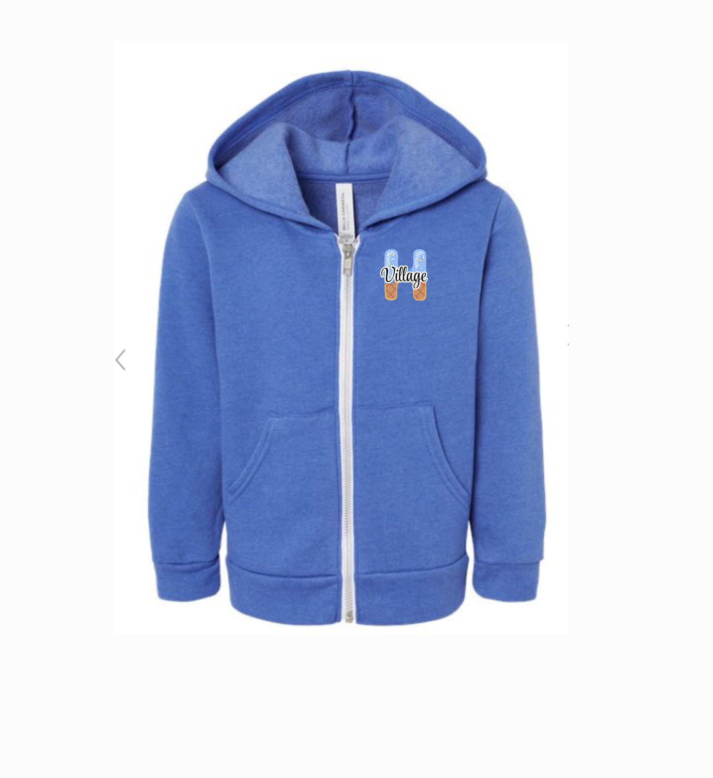 Holmdel Village School Spirit Wear Icecream Toddler Zip up Hoodie