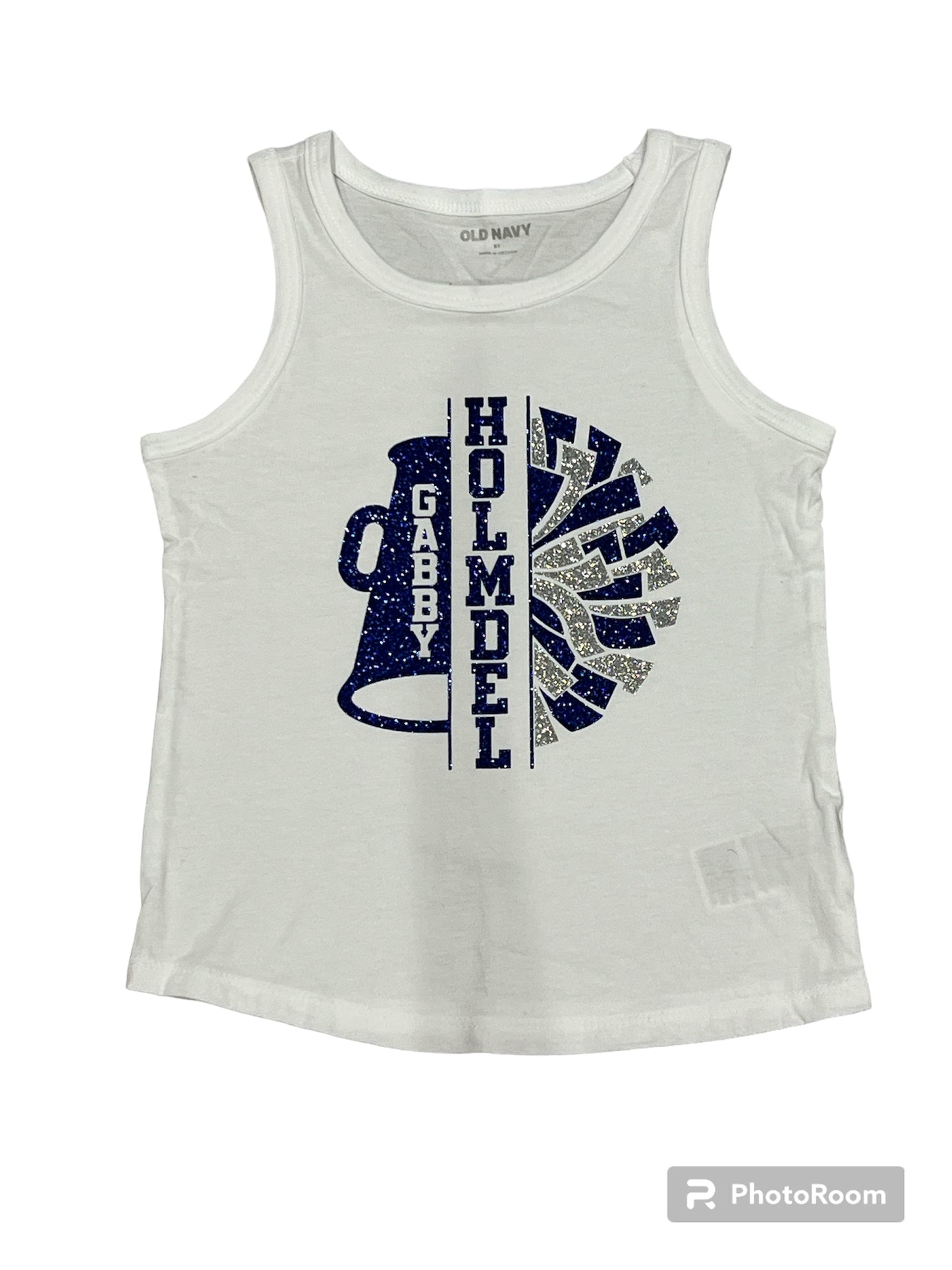 Holmdel Cheer kids glitter tank