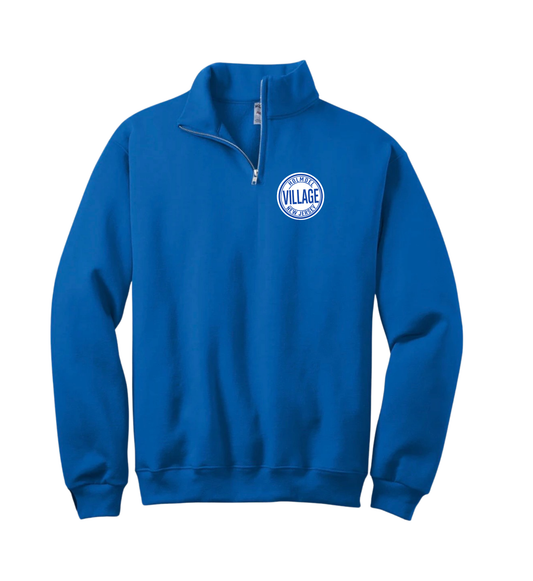 Holmdel Village School Circle Adult Quarter Zip Sweatshirt