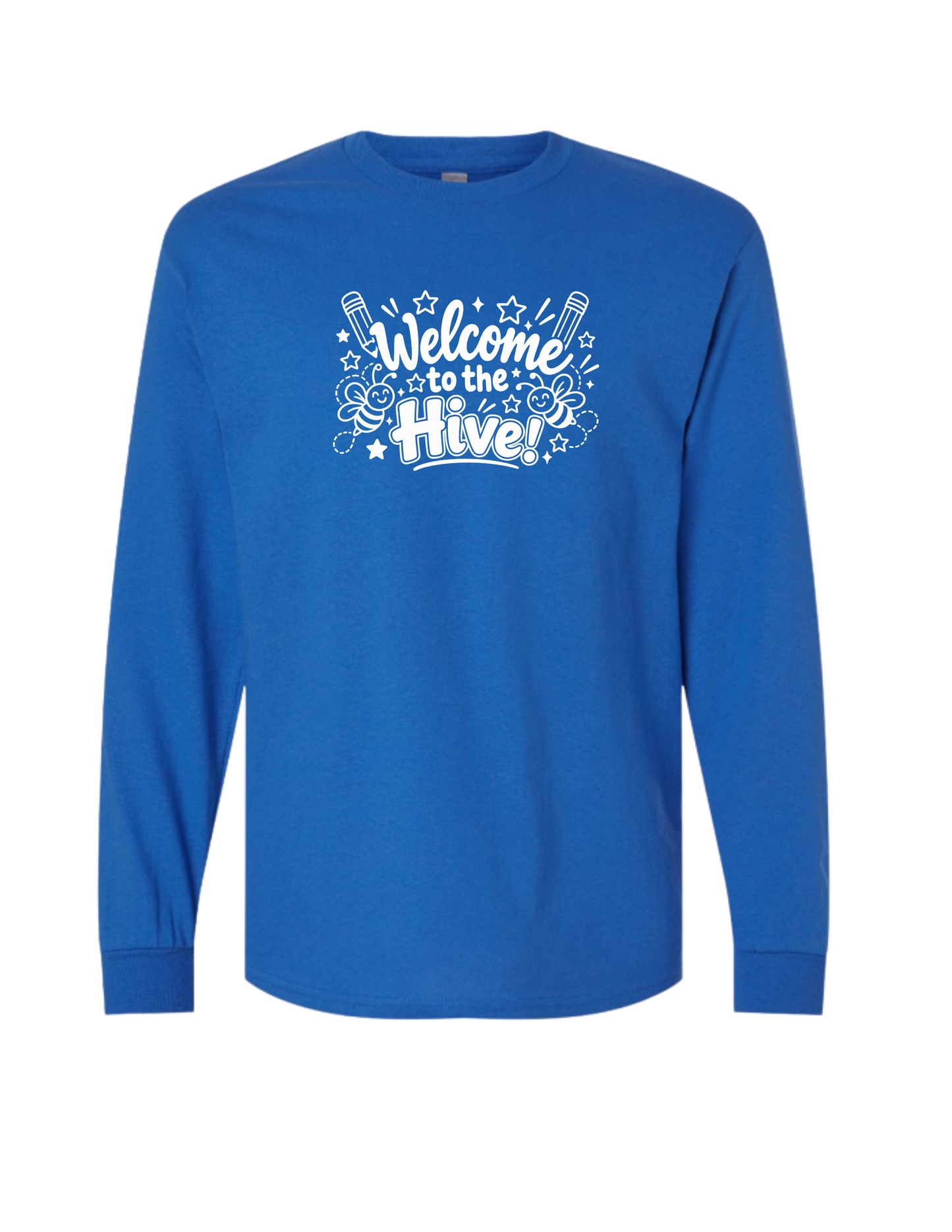 Holmdel Village School Spirit Wear Welcome to Hive Long Sleeve T-shirt