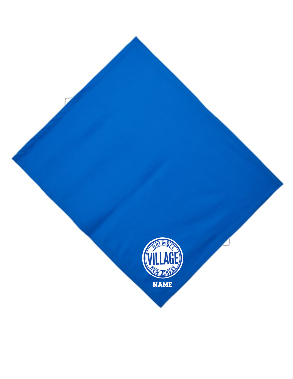 Holmdel Village School Spirit Wear Heavy Stadium Fleece Circle Personalized Blanket