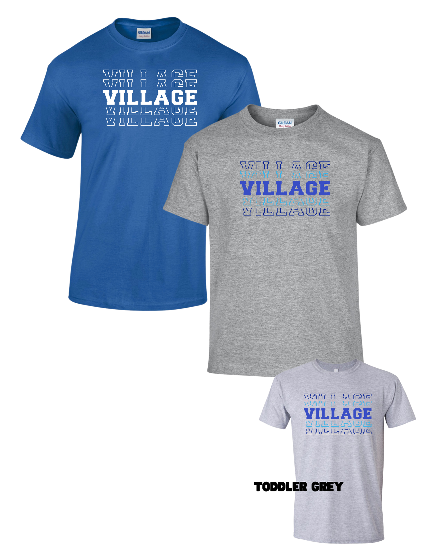Holmdel Village School Spirit Wear Stacked Village T-shirt