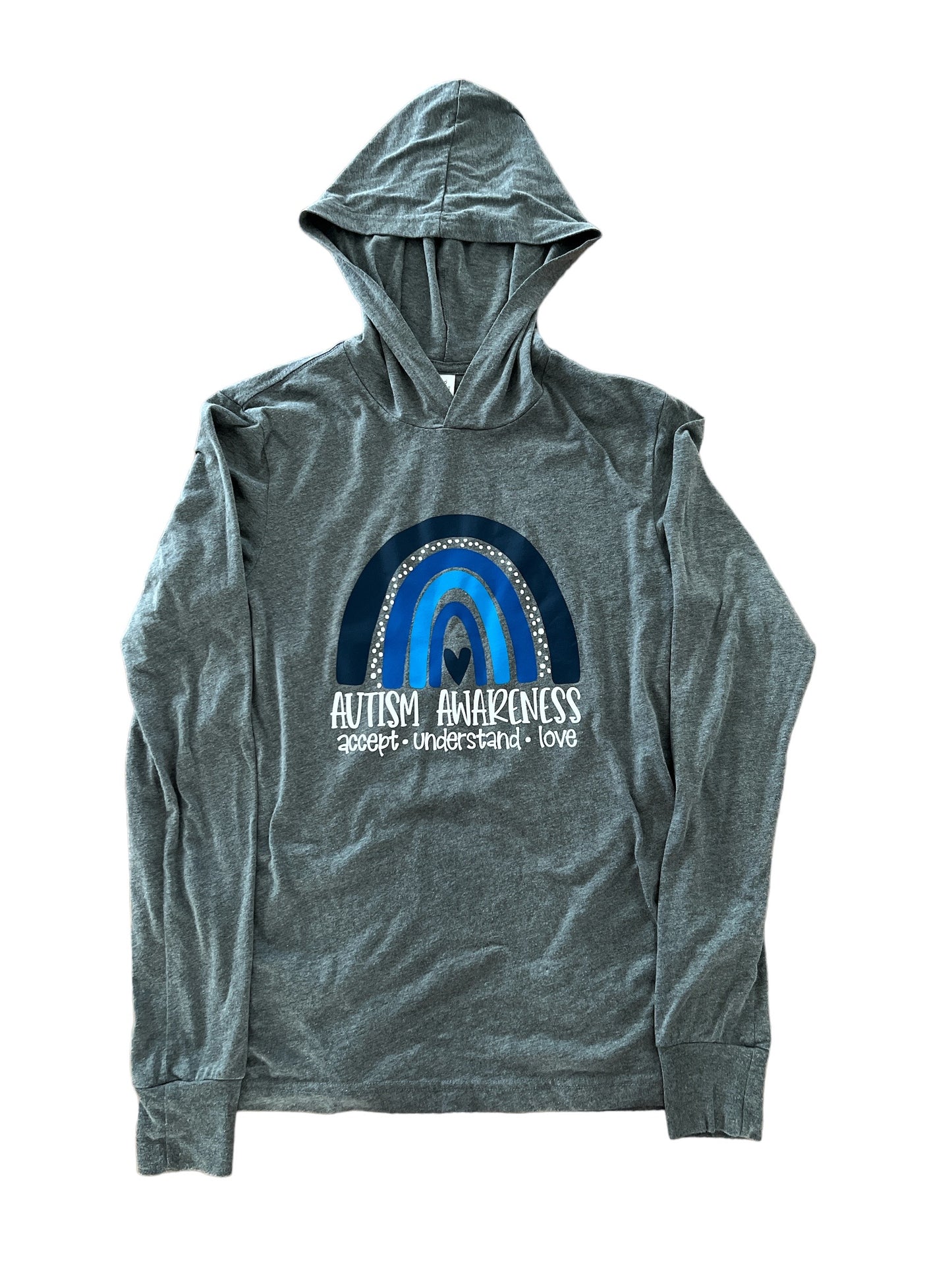 Autism Awareness Rainbow LS Hoodie