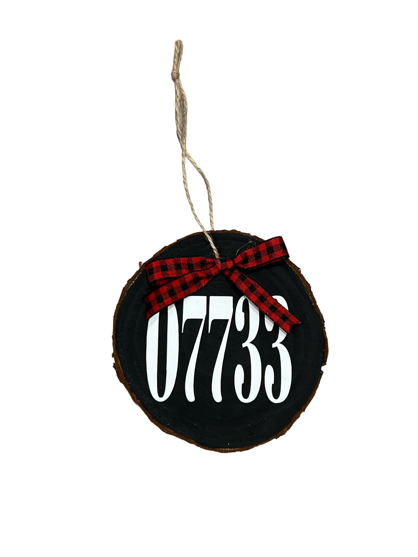 Zip Code Wood Ornament