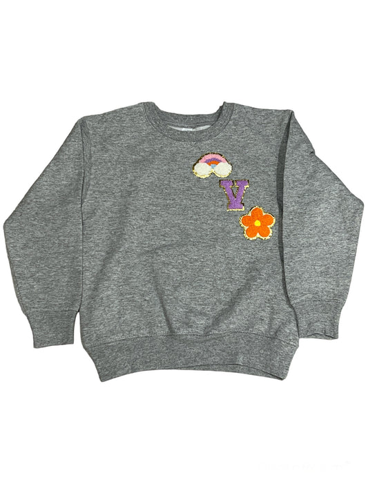 Customize Chenille Patch Sweatshirt