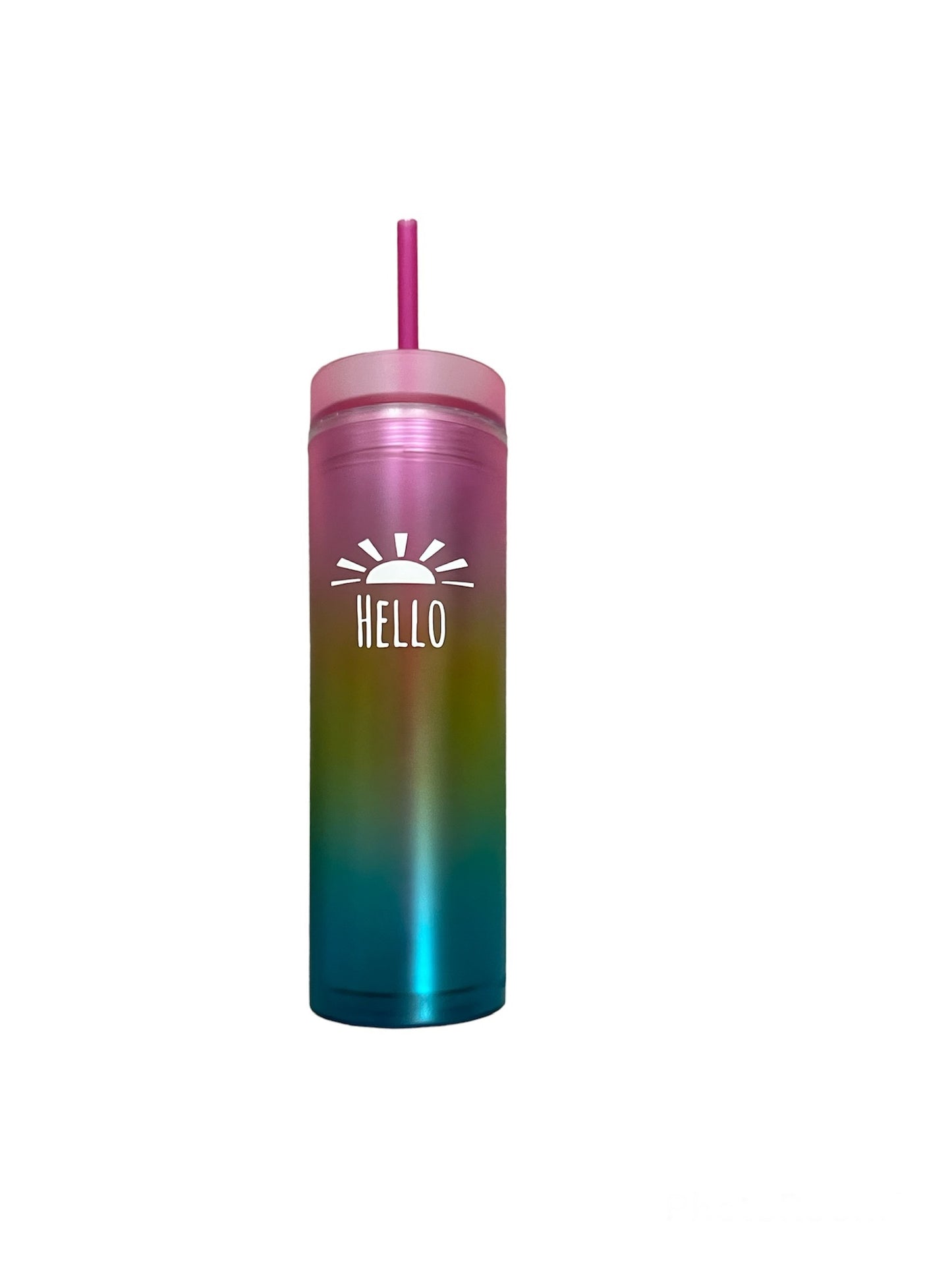 Rainbow Skinny Tumbler